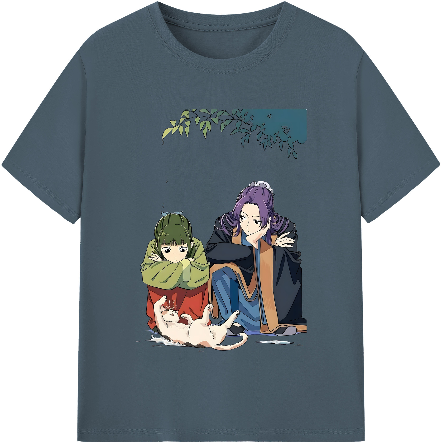 （画像用） 薬屋のひとりごと The Apothecary Diaries 綿100％半袖Tシャツ（フロントプリント）